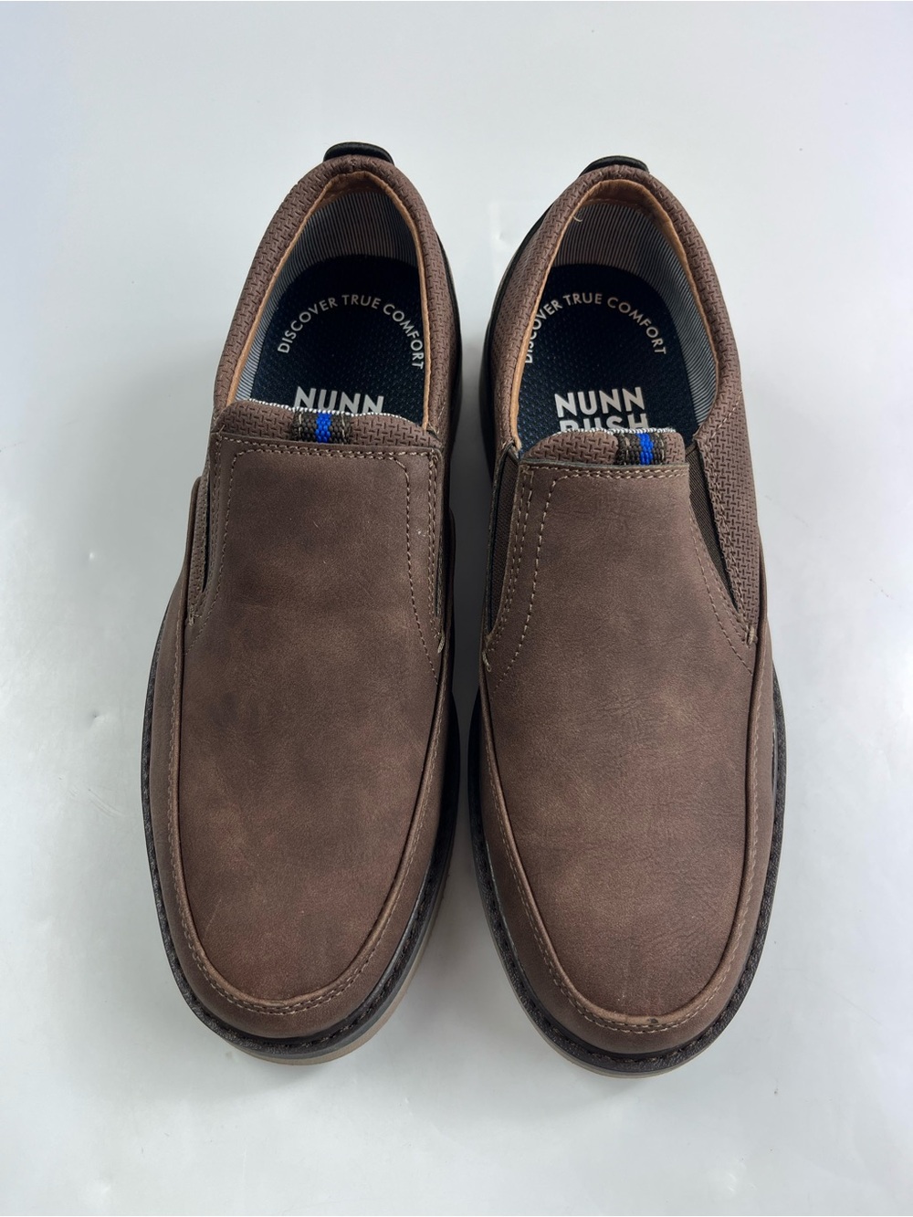 Nunn Bush Men’s Brown Slip On Shoes True Comfort 81246-200 Size 8M